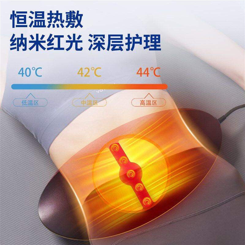 腰部按摩器腰间盘突出腰疼加热舒缓腰椎曲度腰肌劳损矫正牵引神器