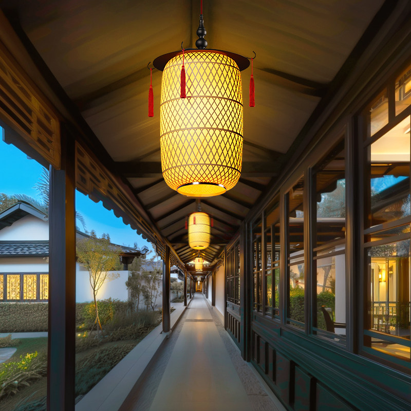 新中式户外古典吊灯中古风建筑凉亭吊灯室外屋檐挂灯大门装饰灯笼,家装灯饰光源,户外吊灯,淘宝优惠券,粉丝福利购,淘宝优惠卷