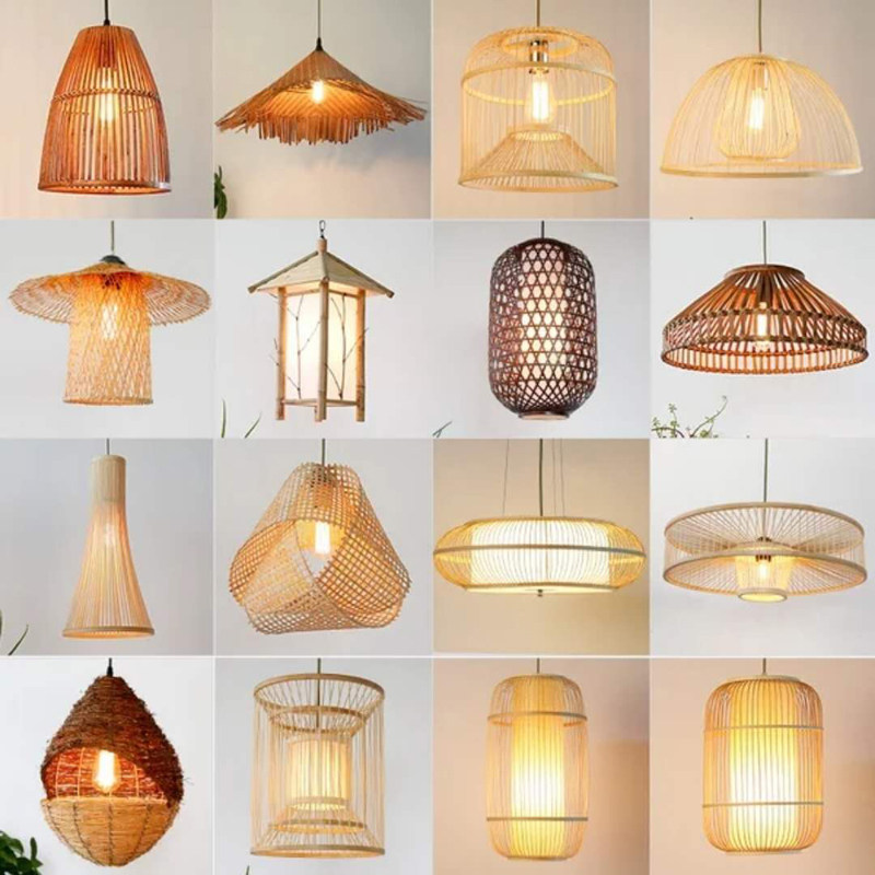 灯饰中式竹编灯笼创意阳台禅意茶室民宿客栈吊灯个性特色餐厅灯具,家装灯饰光源,餐厅吊灯,淘宝优惠券,粉丝福利购,淘宝优惠卷