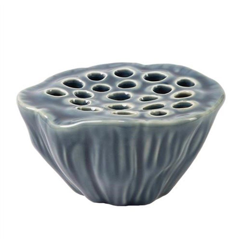 陶瓷莲蓬巢花器禅意中式日式插花器皿中国风茶席桌面小花盘摆件,鲜花速递/花卉仿真/绿植园艺,花盆,淘宝优惠券,粉丝福利购,淘宝优惠卷