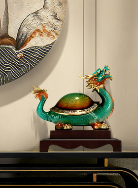 全铜龙龟招财摆件办公室桌面装饰品乔迁新居公司开业高档大气礼品