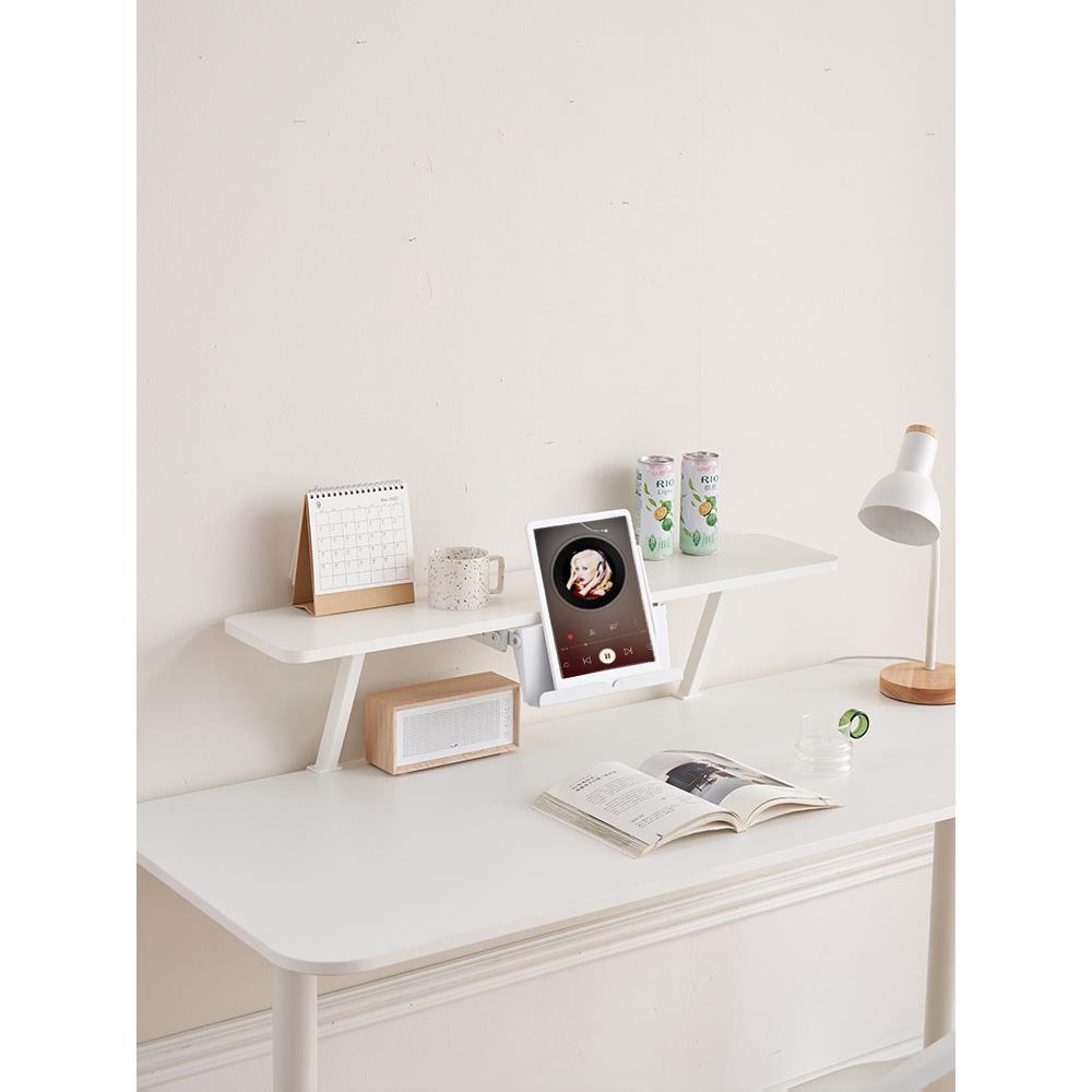 ft学习桌上的书架书桌面置物架儿童学习桌上书架书桌收纳增高架支