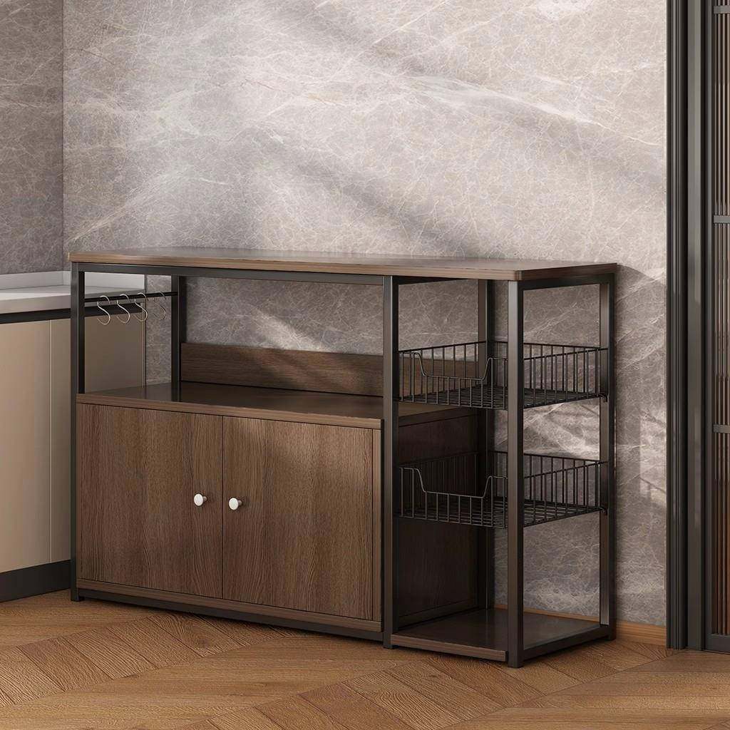 厨房置物架带柜门台面防尘落地免打孔多层放调料调味多功能储物柜,特色手工艺,其他特色工艺品,淘宝优惠券,粉丝福利购,淘宝优惠卷