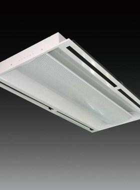 冷暖出风空调灯带格栅网ledt8T5明装吊顶日光办公灯盘天花组合灯