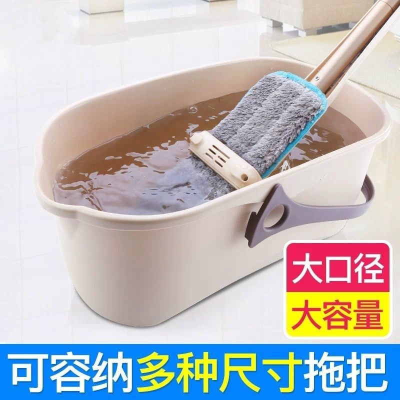 可折叠拖把桶方形洗拖布洗车墩布单桶大容量长方形洗拖把塑料手提