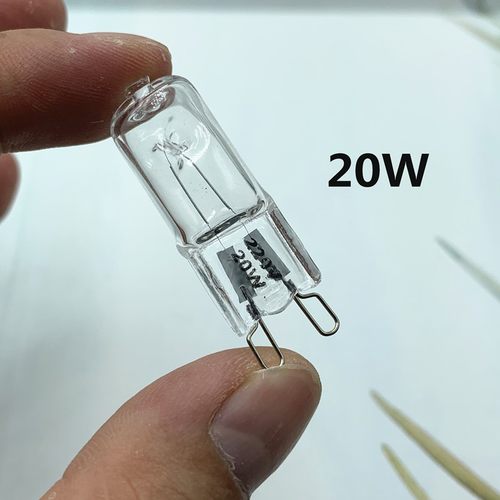 钨丝灯泡220V20W40W水晶插泡 230V60W壁灯台灯灯芯烤箱烤炉G9光源