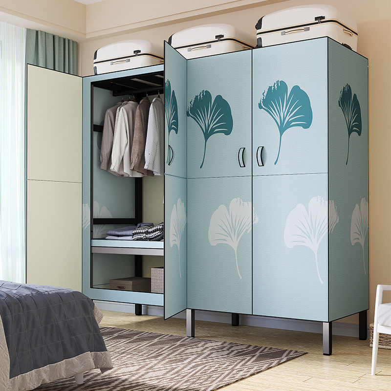 免安装衣柜卧室家用折叠简易布衣柜钢架结构收纳小户型推拉门衣橱,住宅家具,自由组合衣柜,淘宝优惠券,粉丝福利购,淘宝优惠卷