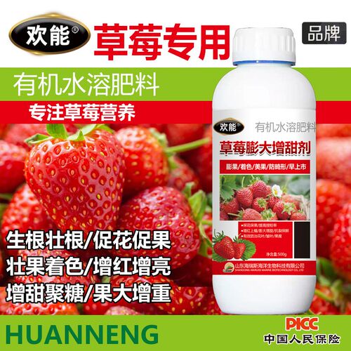 草莓膨大增甜剂i草莓专用肥膨果转色防空心增产靓果草莓专用膨大