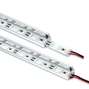led硬灯条12V贴片双排超w亮柜台灯条珠宝眼镜货U架展示柜嵌入式灯