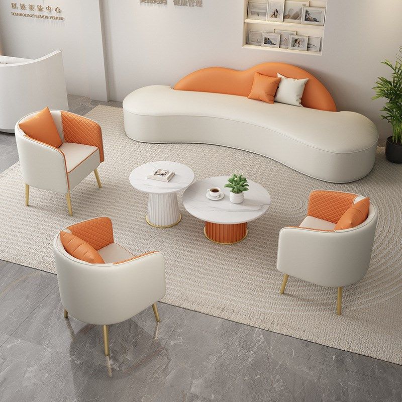 美容院休息区沙发三人直排美容院可躺美容院接待沙发茶几组合,商业/办公家具,商用休闲桌,淘宝优惠券,粉丝福利购,淘宝优惠卷