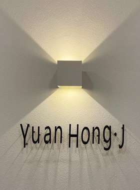 户外壁灯2021新款室外防水楼梯C墙壁射灯网红女服装店门口氛围装