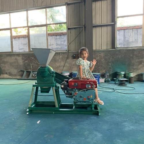 梨子苹果不锈钢打浆机柴电两用玉米麸皮粮食粉碎机鸡骨头粉碎机