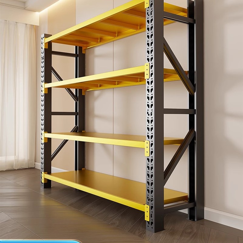 加厚仓储货架多层置物架仓库重型C落地展示架家用超市储物架铁架