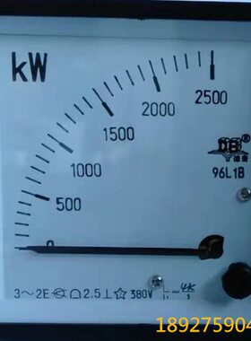 广东德庆电表厂DB德表 交流功率表96L1B-2500KW 4000/5A  4K/5A