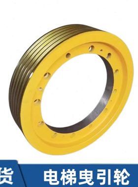 江南嘉捷电梯曳引轮FGT-W2主机轮曳引机轮反绳轮对重轮电梯配件