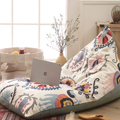 梭罗双树| 遥望南十星  北欧风印度进口手工香蕉丝懒人豆袋软坐垫