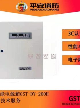 全新海湾智能电源箱GST-DY-200H壁挂式电源箱DC24V/6A输出 含备电