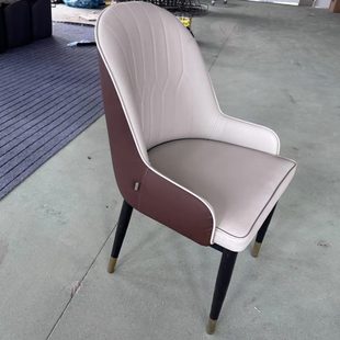 酒店餐椅现代轻奢靠背椅饭店包厢高背靠背椅子咖啡椅家用休闲凳子
