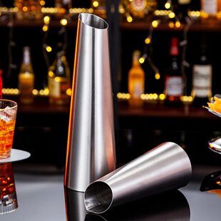 酒吧高端不锈钢洋酒分酒器100ml分酒壶洋酒调酒器啤酒小扎壶 商用