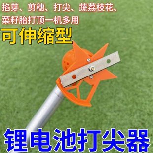 新款农用电动伸缩固定杆打尖神器冬枣菊花金银花豆角西红柿