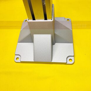 8080铝合金地脚 流水线输送带柔性地脚 围栏防护栏可移动支撑脚件