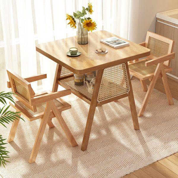 实木茶桌书桌一体两用茶桌椅组合藤编阳台新中式小户型轻奢小茶台,住宅家具,家用茶台/茶桌,淘宝优惠券,粉丝福利购,淘宝优惠卷