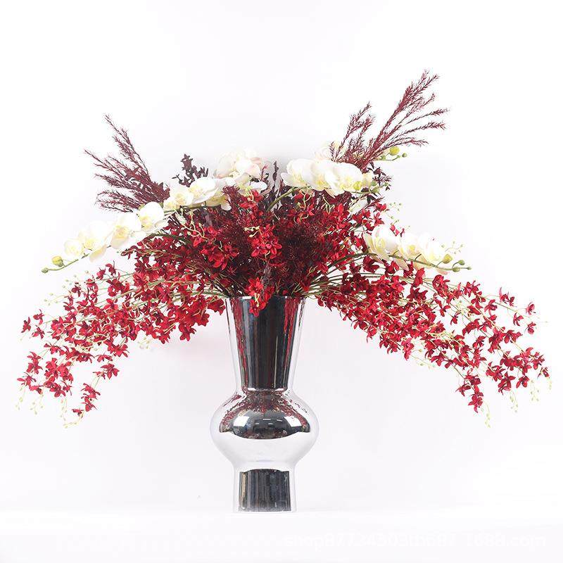 轻奢意式仿真花绢花餐桌花玻璃花瓶干花束客厅软装花艺售楼部插花,机械设备,其他机械设备,淘宝优惠券,粉丝福利购,淘宝优惠卷