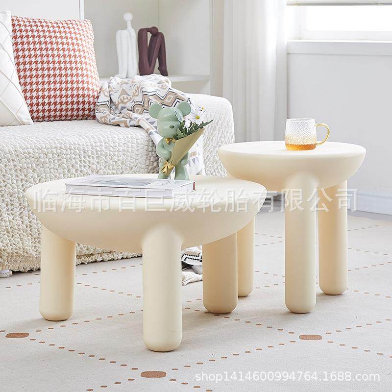法式奶油风圆形茶几组合简约小户型客厅家用轻奢现代创意民宿茶几,玩具/童车/益智/积木/模型,毛绒/玩偶/公仔/布艺类玩具,淘宝优惠券,粉丝福利购,淘宝优惠卷