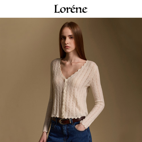 Lorene羊绒衫修身针织衫打底衫