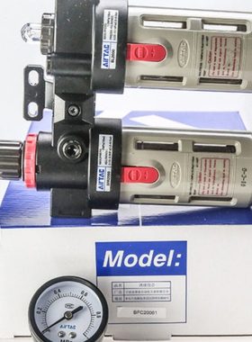 亚德客油水分离器过滤器 BFR/BFC2000/3000/40调压阀单双杯空压机