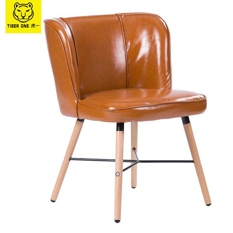 广东虎一办公家具休闲椅咖啡馆吧台椅洽谈椅会客椅会议办公电脑椅