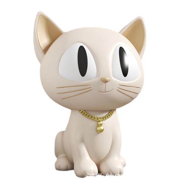 现代简约创意可爱小猫摆件样板房售楼处桌面儿童房储钱罐桌面饰品