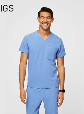 FIGS LEON 男士速干抗菌 刷手服 口腔 医生工作服 洗手服 上衣