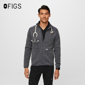 SWEATER 医生日常 KNIT男士 FIGS 针织夹克外套 牙科 通勤 工作服