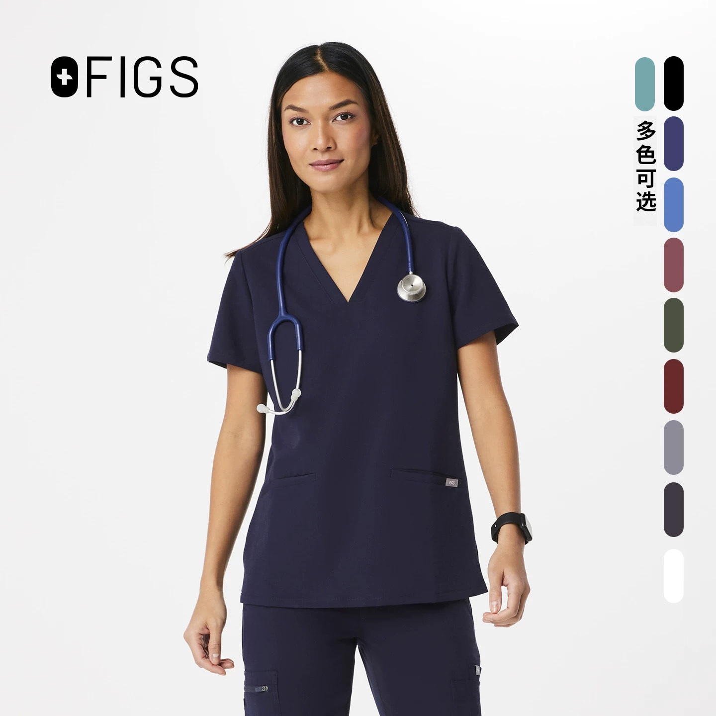 FIGSCASMA女士医生刷手服