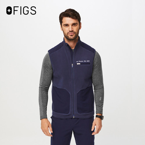 FIGS FLEECE VEST 男士摇粒绒保暖马甲