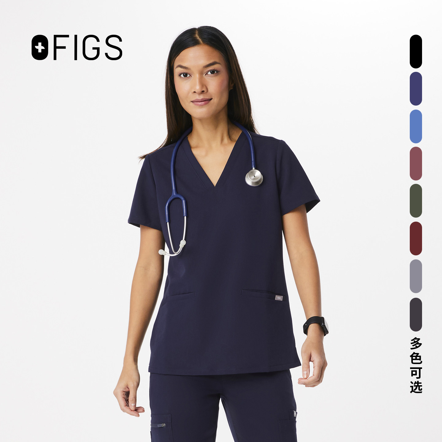 FIGS CASMA 女士 医生上衣 速干抗菌刷手服 医疗从业 工作服