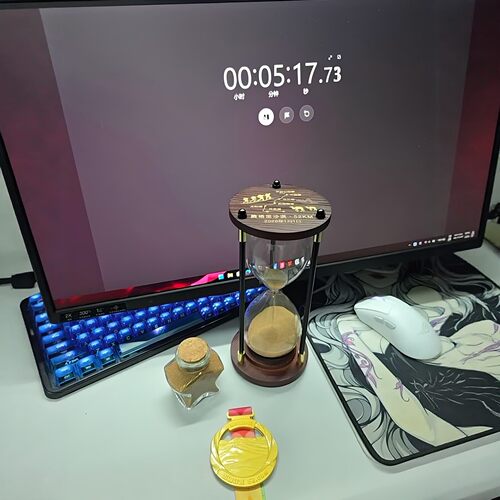 腾格里沙漠沙子自制沙漏diy材料包桌面装饰摆件送朋友纪念小礼物