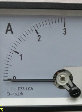 指针直流电流表D72-1-CA 3A 5A 10A 15A 20A 30A 50A 75A 75MV D7