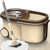 拖把杆旋转通用免手洗拖把桶懒人家用拖地神器自动甩水墩布拖布桶