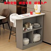 简约家用小吧台隔断客厅玄关柜靠墙长条柜小户型酒柜创意沙发边几