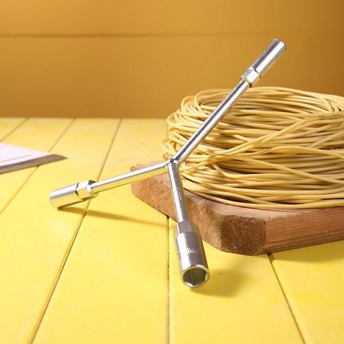 三叉套筒Y形外六角板手单个多功能加长套桶人字三角轮胎汽修工具