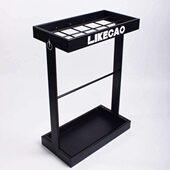 黑色 酒店搁伞架 创意时尚 雨伞架办公商场雨伞收纳架欧式