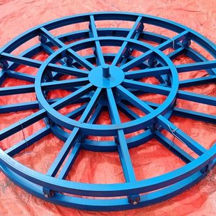 电缆放线盘槽钢放线盘圆盘光缆放线架铁盘钢绞线放线架卧式放线盘