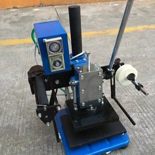 小型手动烫金机烫印机可调温皮革LOGO商标压花烙木定制铜模烙印机