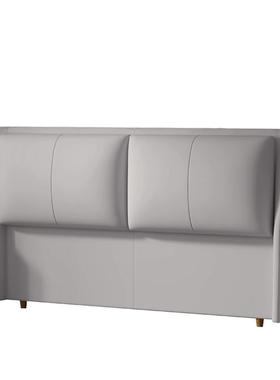 A6L2023年新款现代欧式实木软包板单买落地双人科技布榻榻米床头