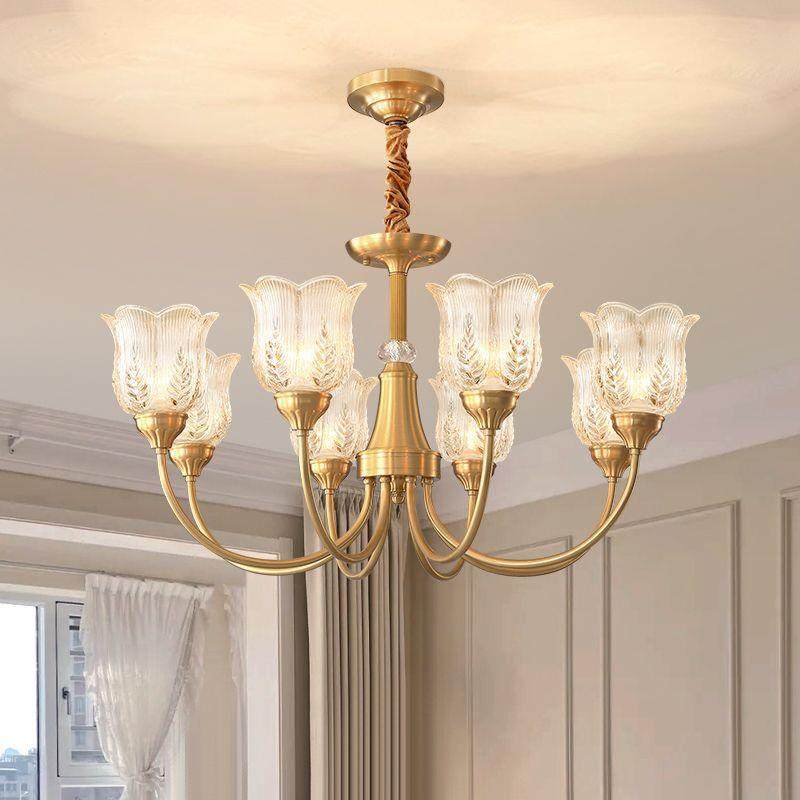 工厂直销美式轻奢客厅灯现代简约H65全铜吊灯家用灯具卧室餐厅灯,金属材料及制品,金属加工件/五金加工件,淘宝优惠券,粉丝福利购,淘宝优惠卷