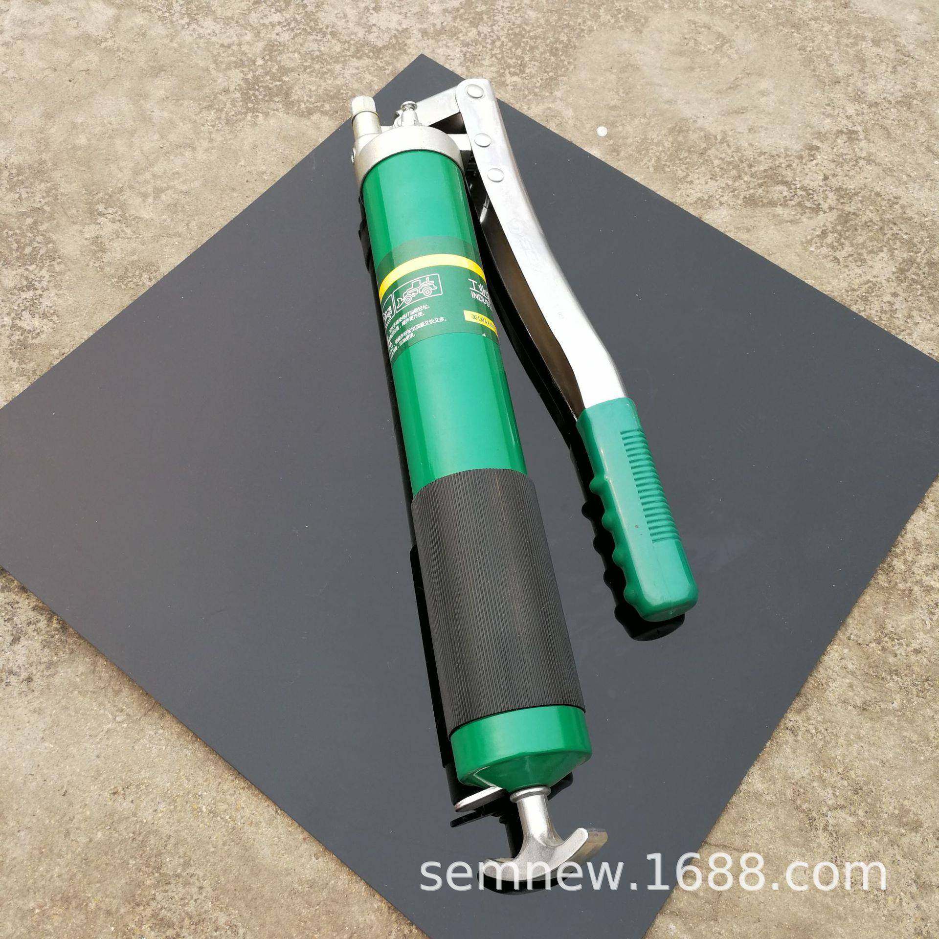 森耐五金工具双压杆式黄油枪注油工具注油器高压手动黄油枪