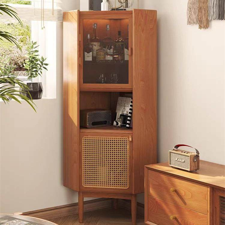 三角形墙角柜餐边柜转角家用现代简约实木一体靠墙客厅藤编小角柜,自行车/骑行装备/零配件,更多零件/配件,淘宝优惠券,粉丝福利购,淘宝优惠卷