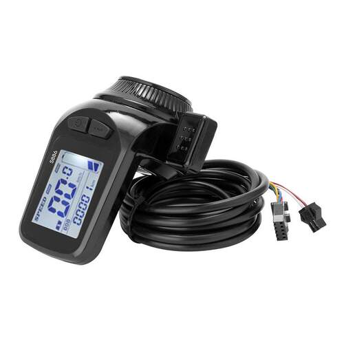 S886指拨式电动滑板车仪表盘加速器5芯线仪表码油门显示器